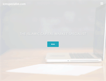 Tablet Screenshot of icmspecialist.com